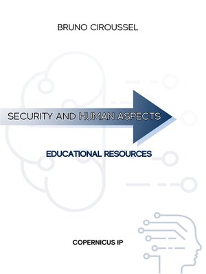cover image of Security and human aspects
